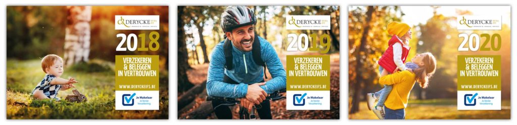 reclame van het bedrijf derycke verzekeringen