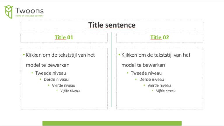 een voorbeeld van een powerpoint presentatie van twoons slide 4